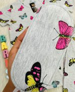 ست تیشرت شلوارک پروانه رنگی پک 4 عددی